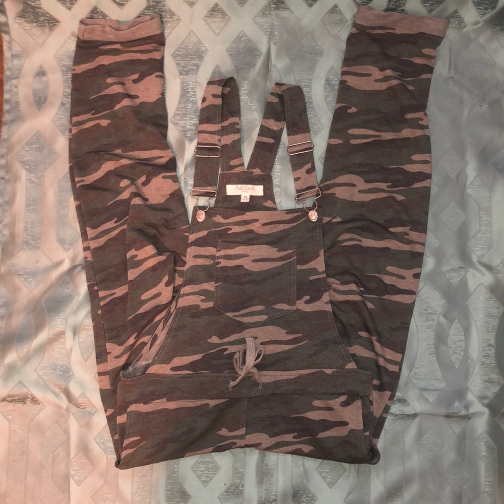 Camo overalls